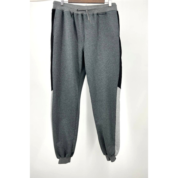 Yidarton Joggers Drawstring Waist Tie Gray Sweat Pants Athletic Men's Size XL - Picture 1 of 9